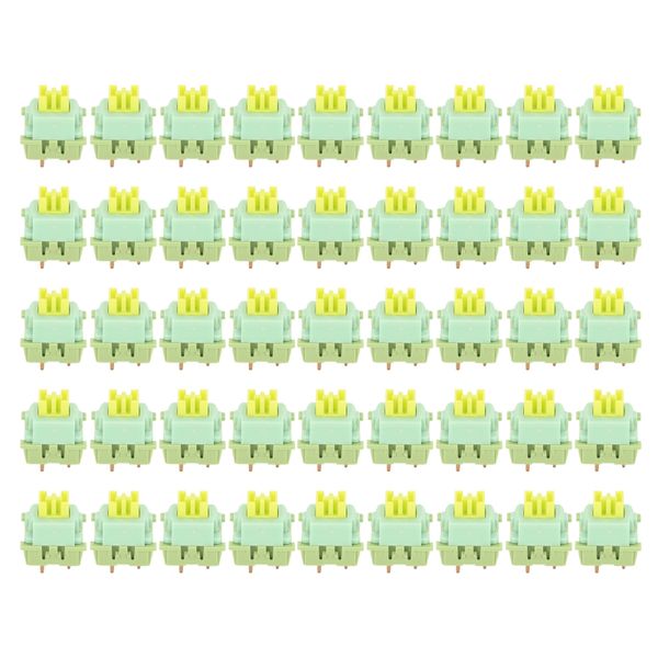 Mechanical Switches Custom 45 Piece Silent Lime Mute