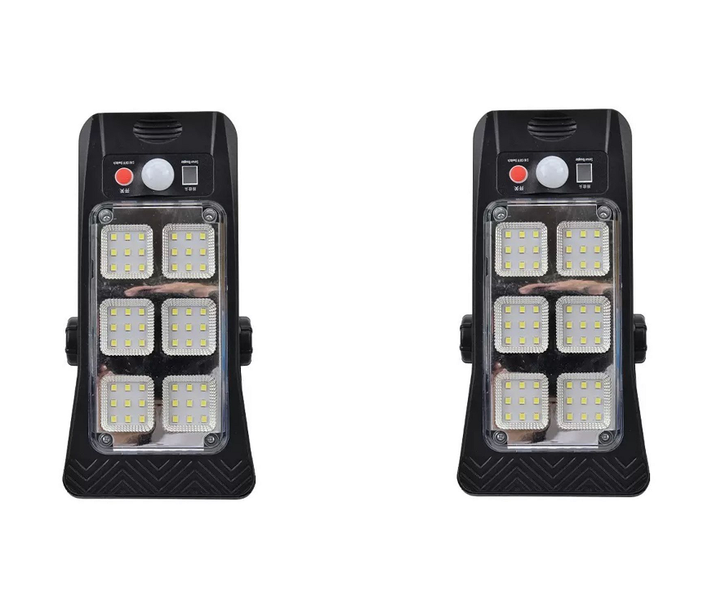 2 Pack-Solar-powered sensor clip-on light, courtyard lighting