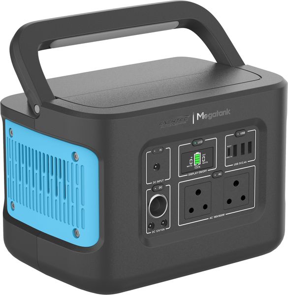 Enertec Megatank Portable power station 1000W/896WH 40Ah LiFePO4 Inverter