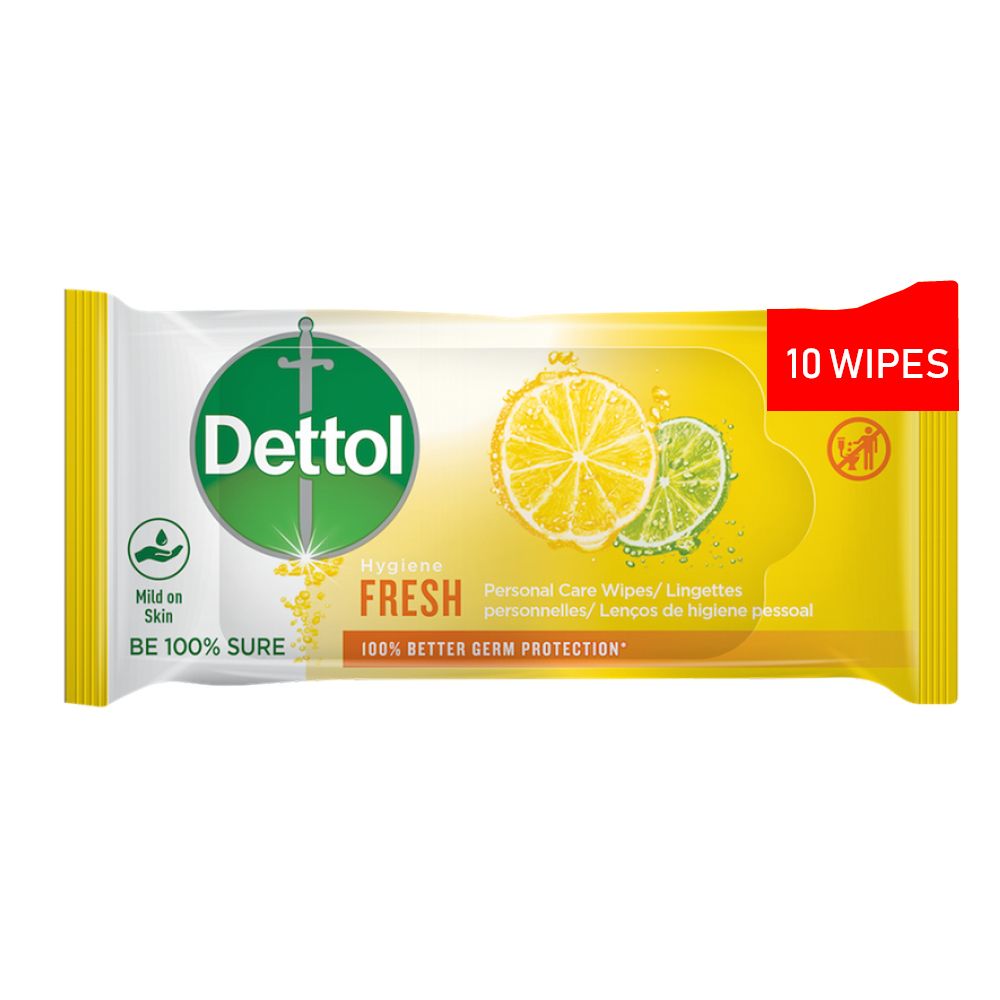 Dettol 10's, Personal Care Wipes, Fresh Buy Online in South Africa