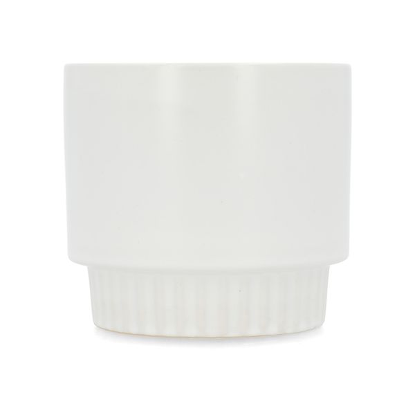 George &amp; Mason - Linear Base Ceramic Planter - White
