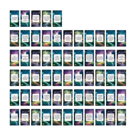 60pcs Inspirational Affirmation Cards Image