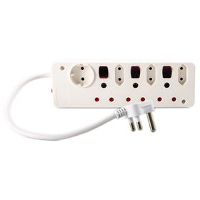 United Electrical 7 Way Multiplug with Switches (P07B) | Shop Today ...