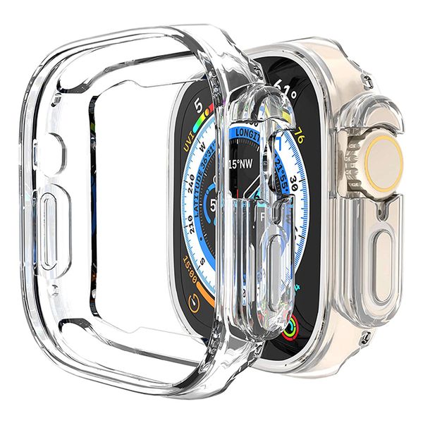 FORZA Premium 49mm TPU Bumper Case Cover for Apple Watch Ultra - Clear
