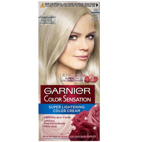 Garnier Colour Sensation Hair Colour Dye S9 Silver Ash Blonde | Buy Online  in South Africa 