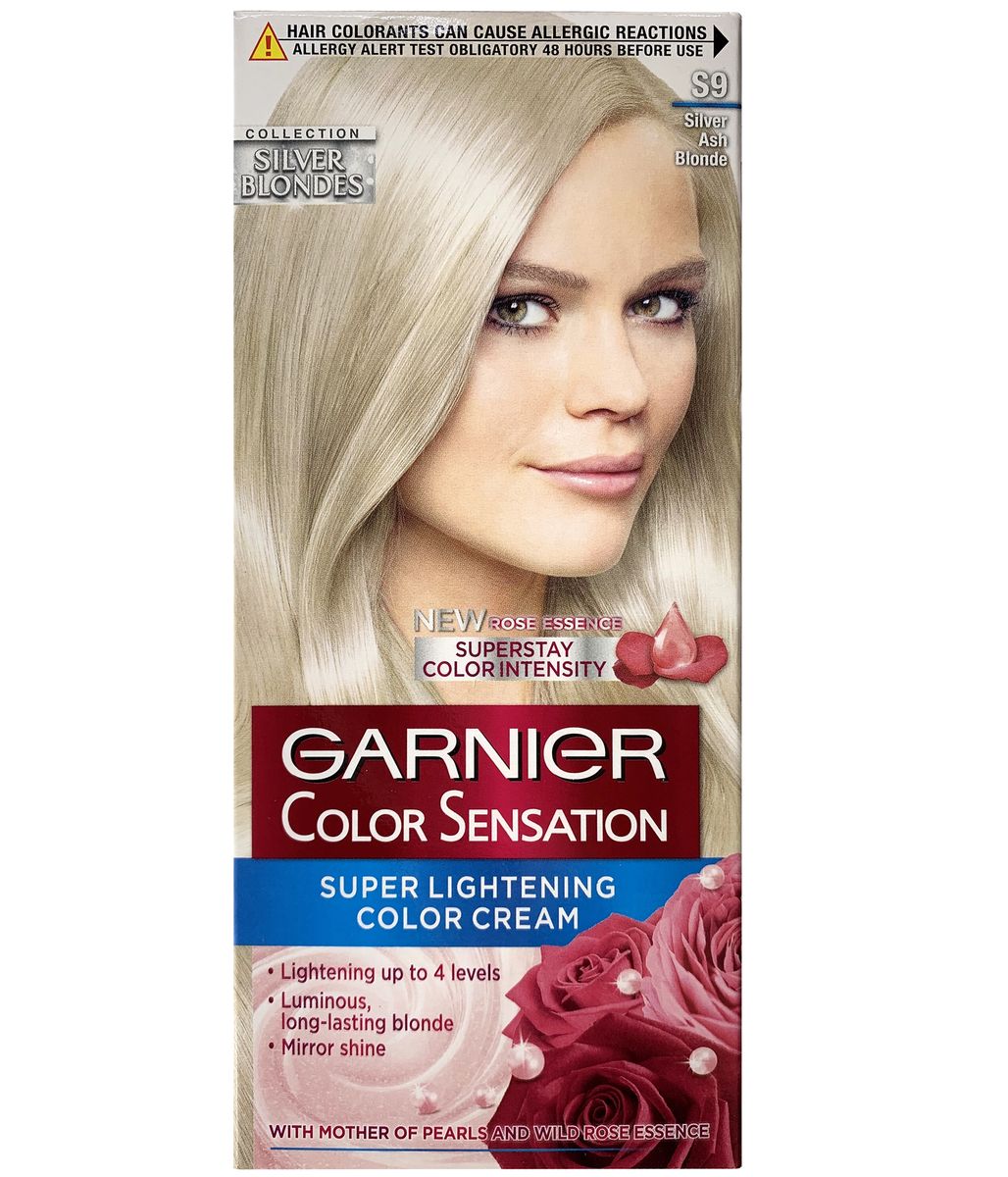 Garnier Colour Sensation Hair Colour Dye S9 Silver Ash Blonde | Buy Online  in South Africa 