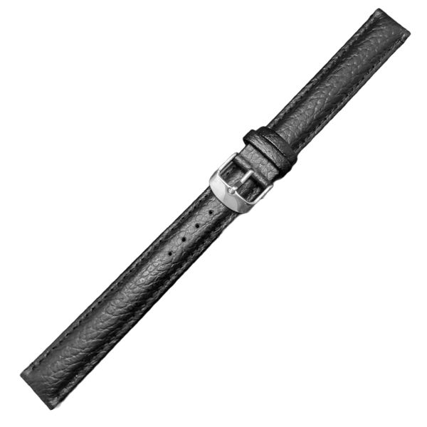Genuine Leather Watch Strap Grain Finish Extra Long 16mm