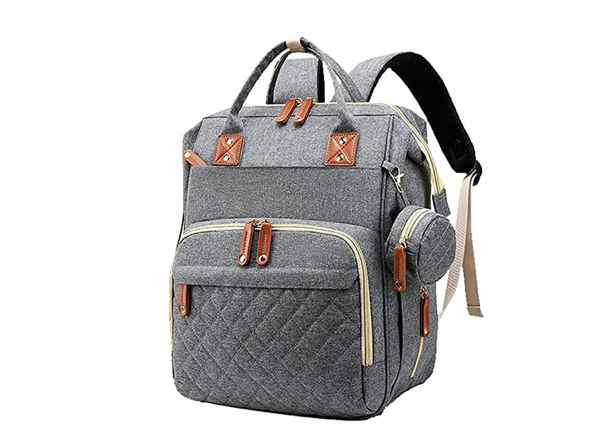 Plaid Style Diaper Bag Backpack with Changing Station,Travel Nappy BackPack Buy Online in