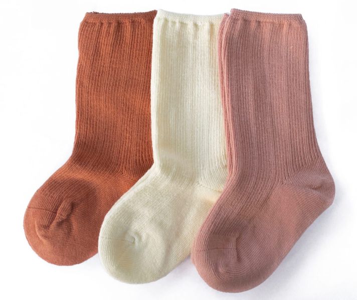 Baby Socks 100% Cotton - 3 Pack