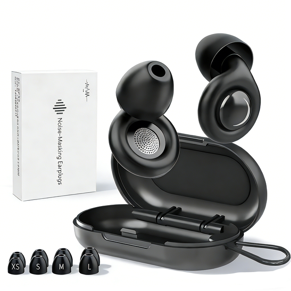 Noise Cancelling Earplugs Set With Soft Silicone Reusable for Sleeping Work