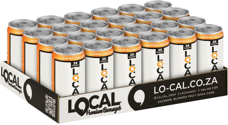 Lo'Cal Fruit Based Soda Squeezed Citrus 24x300ml