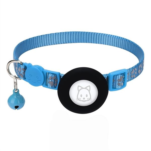 Kingdushi Reflective Cat Collar W/Bell Compatible With Airtag