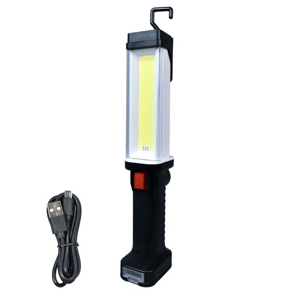 Rechargeable LED Work Lights with Magnet Hook &amp; 5 Light Modes &amp; Phone Charging