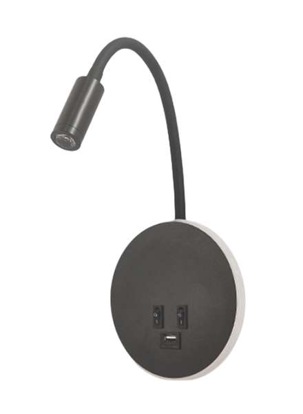 Bedside reading lamp, wall-mounted bedside lamp