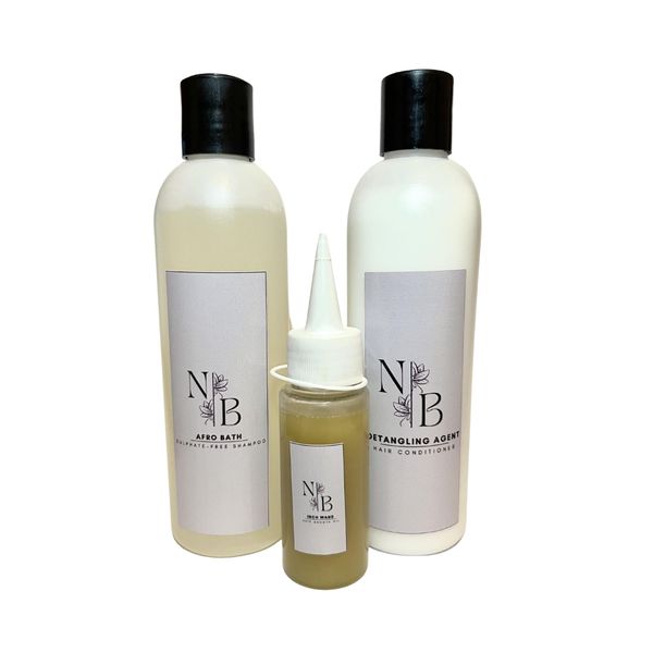 Organic Afro Repair and Treatment Combo - 3 pack