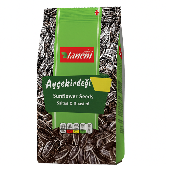 Tanem Salted &amp; Roasted Sunflower Seeds - Premium Crunchy Snack 270g