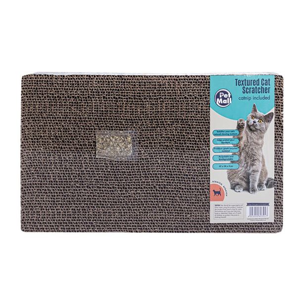 Pet Mall - Cat Scratch Pad - Pets - Cardboard - 47cm x 24cm x 4cm