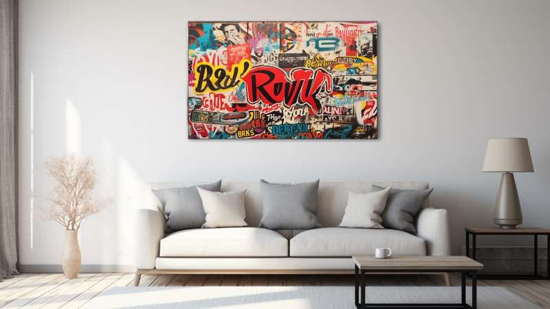 Canvas Wall Art - retro Revolution Abstract - HD0446