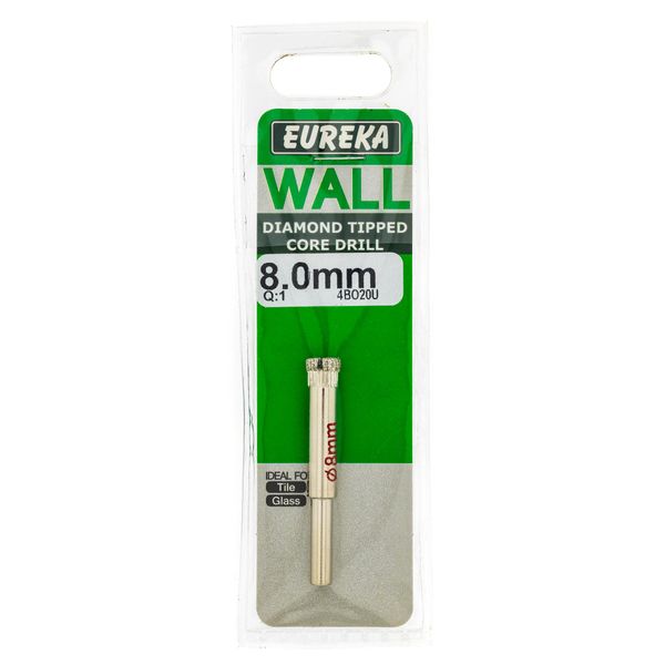 EUREKA DRILL BITS Diamond 8mm Q:1 for Tiles 4BO20U