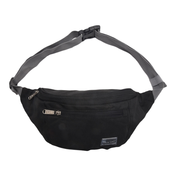 Tinyat Men Waist Bag Pack Travel Phone Belt Bag Pouch(Black)