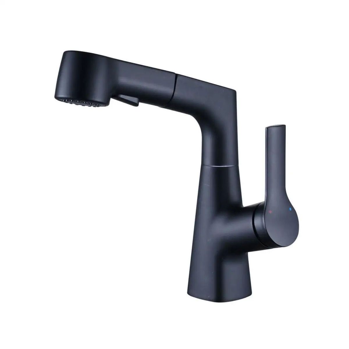 Decorum & Co - Vega Pull-Out Rotating Bathroom Mixer Tap - Matte Black