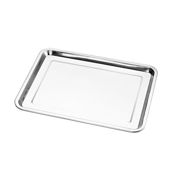 Stainless Steel Shallow Serving Tray