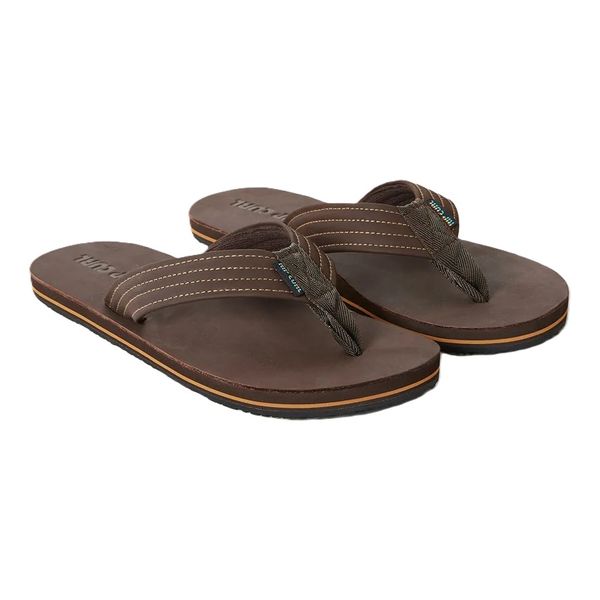 Rip Curl Revival Leather Open Toe Dark Brown