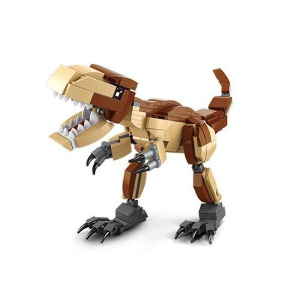 Pack Of 341 Pieces Prehistoric Dinosaur Building Blocks Toy - Tyrannosaurus