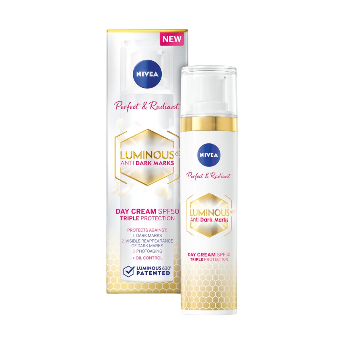NIVEA Perfect Radiant LUMINOUS630 Anti Dark Marks Day Cream SPF50 