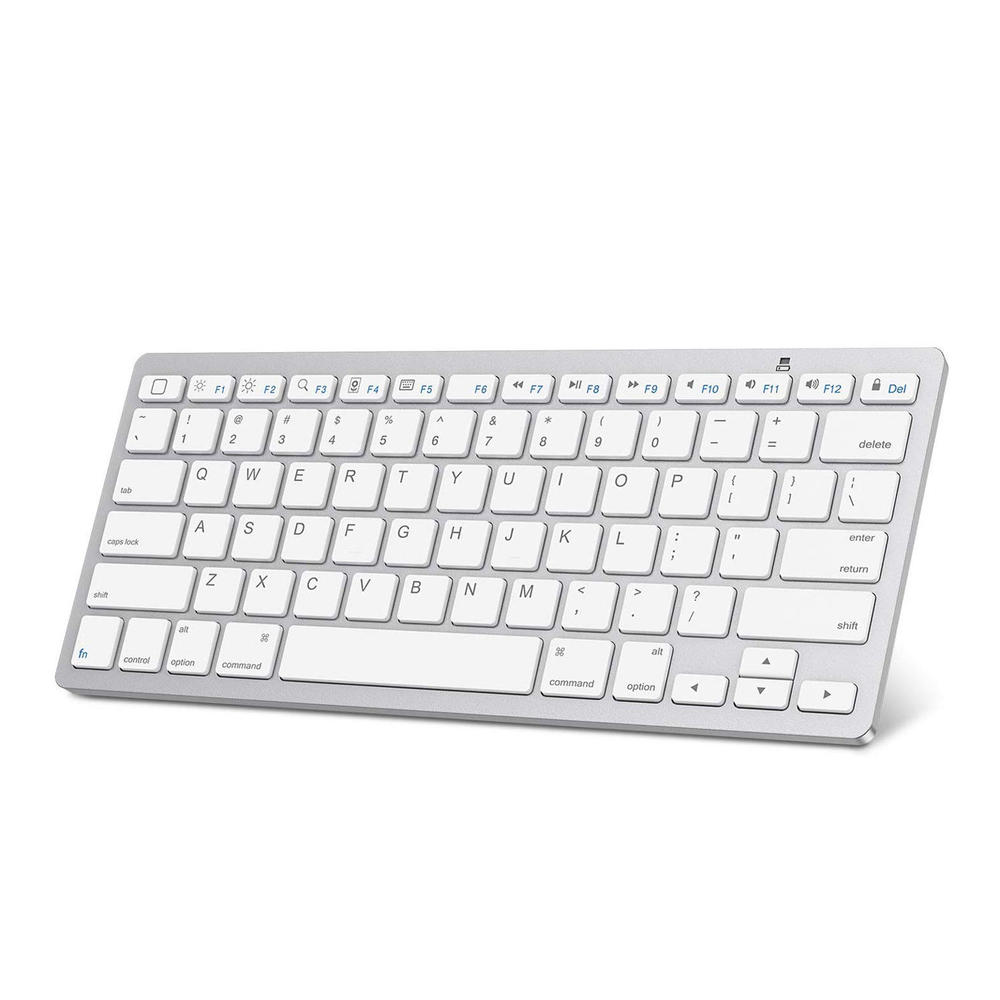 Wireless Keyboard 78 Keys Ultra-Thin Compact Bluetooth V3.0 For Tablets, PC