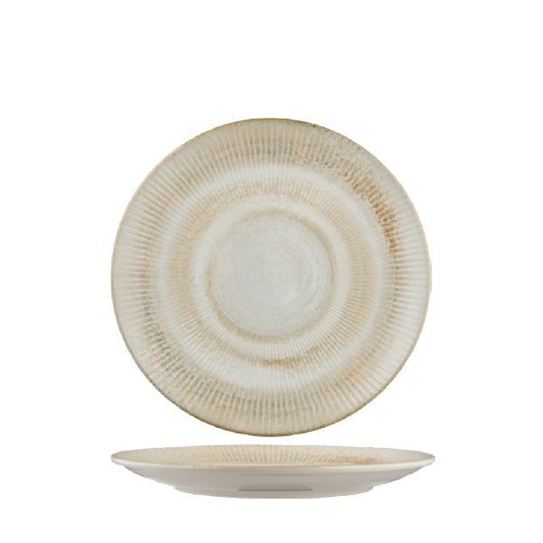 Ariane Paros Shell Sand Coupe Plate 18cm 6 Pack