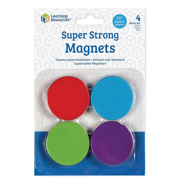 Learning Resources Super Strong Magnets: Set of 4