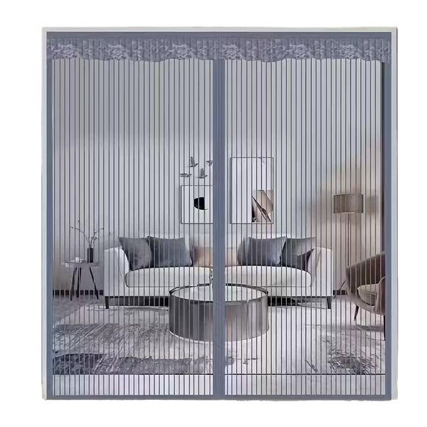 Magnetic No-Drill Screen Door