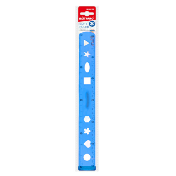 Blue Soft 30cm Ruler