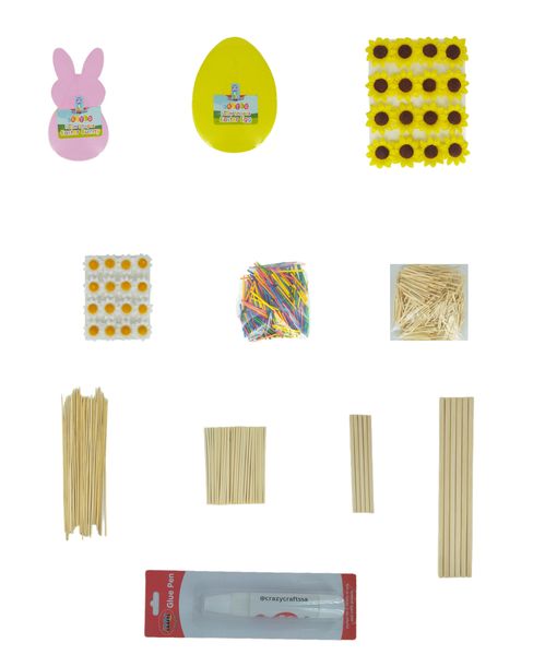 11 Piece Kids Easter Craft Set
