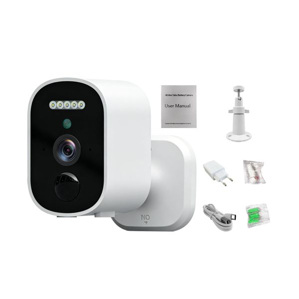 Wireless Surveillance Camera with 8000mAh Battery AI Tracking Home Securit
