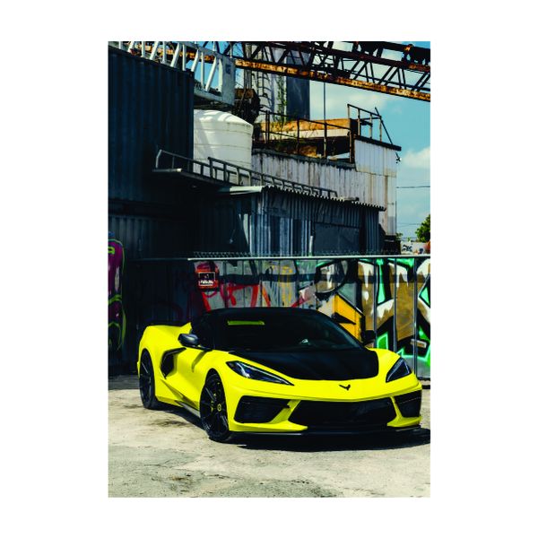 Chevrolet Yellow Street - A1 poster