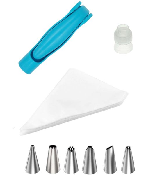 57 Piece - Piping Gun Set - Blue