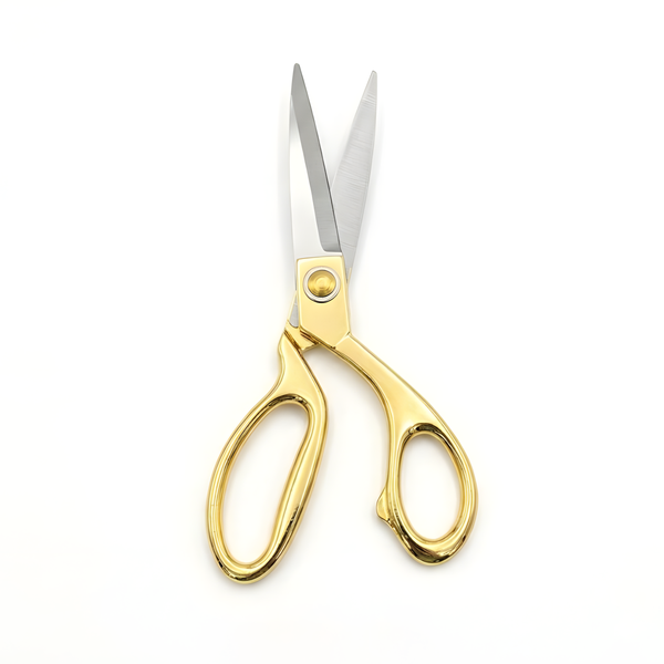 Professional 8.5-Inch Gold Tailor Sewing Fabric Scissors