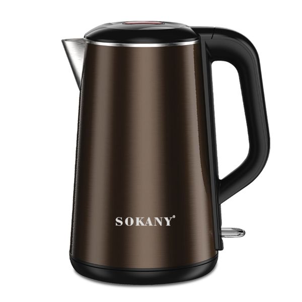 Sokany 2.2L Vintage Kettle - Stainless Steel and Cordless - 2000W
