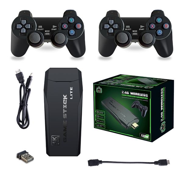 HDMI 4K Arcade Game Box With Two-Player Wireless Controllers