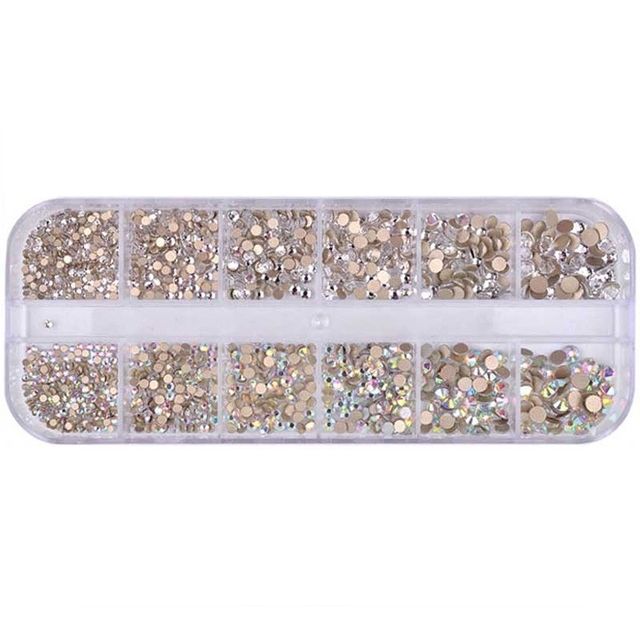AB Crystals & Gems for DIY Manicure Nail Art Set | Shop Today. Get it ...