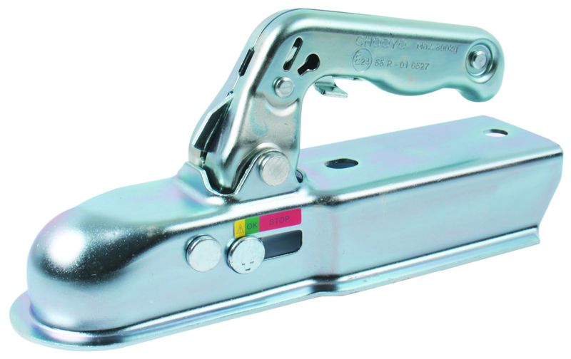 Brakeless Tow Coupling Mounting - 750kg Capacity - 60mm Width - E-Marked