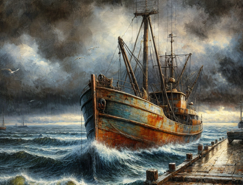 Canvas Wall Art Decor - Deep Blue Sea