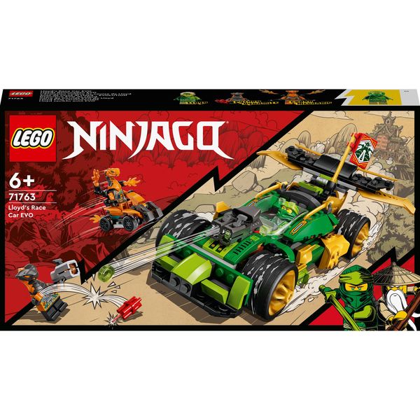LEGO® NINJAGO® Lloyd’s Race Car EVO 71763 Building Toy Cars (279 Pieces)