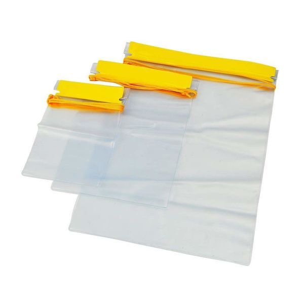 Killer Deals Water-Resistant Phone/Tablet/Document Zipper Pouch- 3 Pack x2 Combo