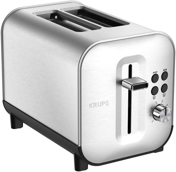 Krups Stainless Steel 2 Slice Toaster 850W - KH682D10