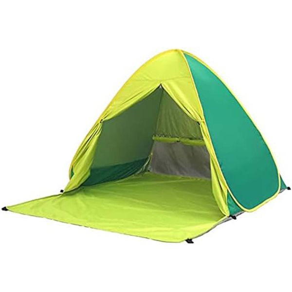 Automatic Pop Up Instant Portable Outdoors Cabana Beach Tent Sun Shelter
