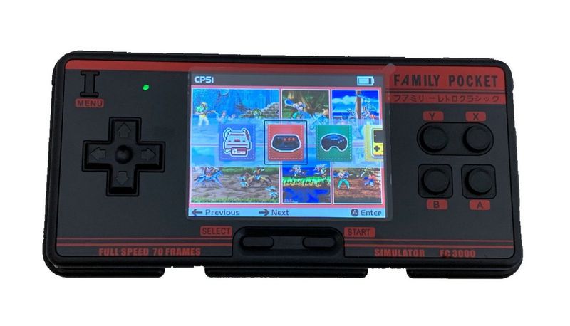 FC3000 Handheld Family Pocket Simulator Game Console