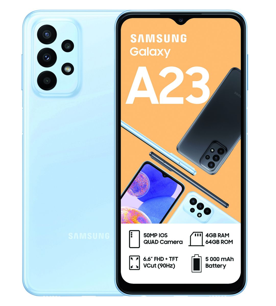 Samsung Galaxy A23 LTE Dual Sim 64GB Light Blue Shop Today Get It 